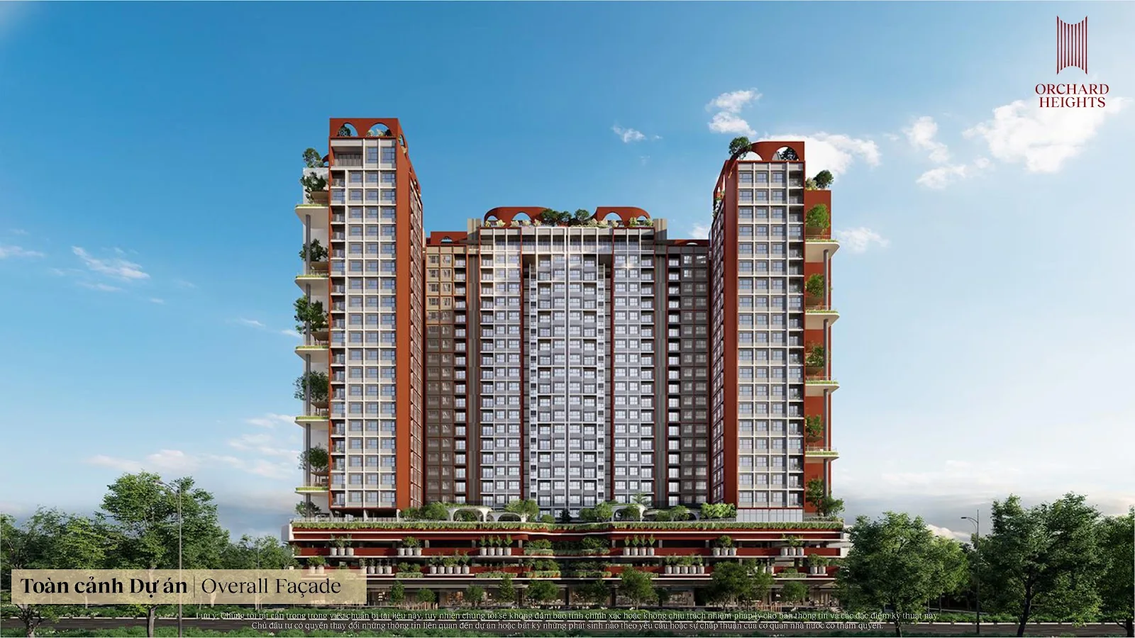 Orchard Heights · Phối cảnh minh họa · Không phải ảnh hiện trạng